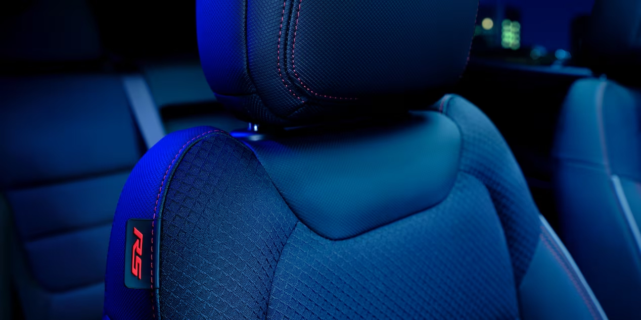 2023 Chevrolet Trailblazer Sporty Small SUV Interior Close-Up of Front Seat Material - Barnes Wheaton GM South Surrey