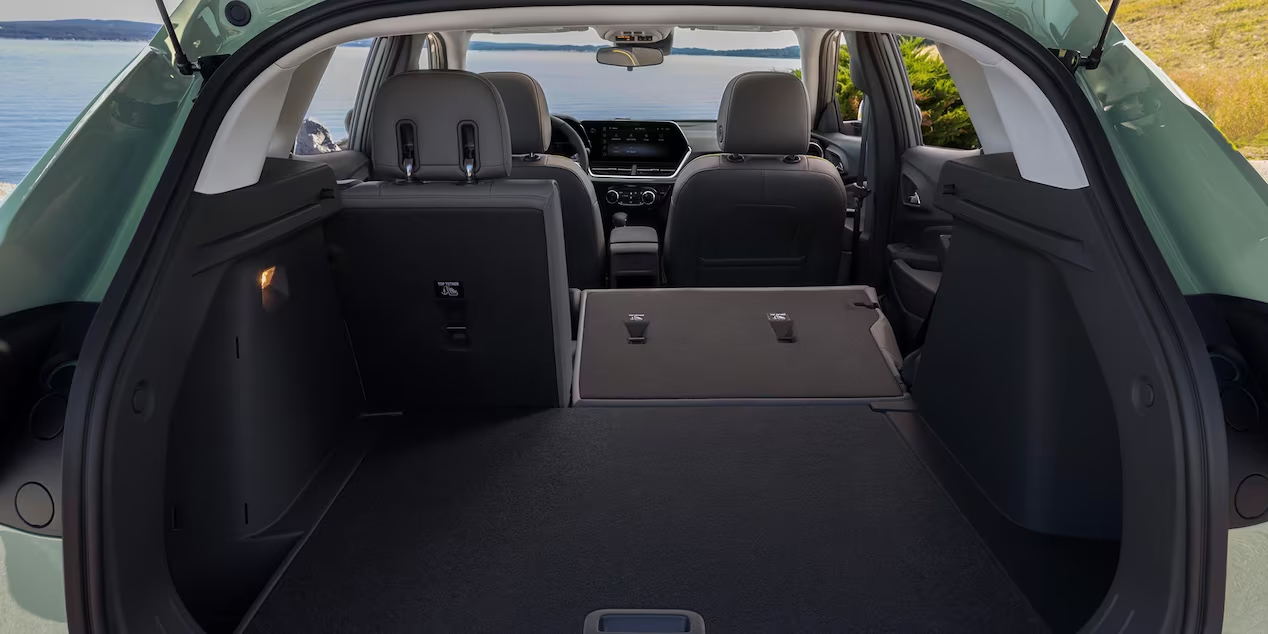 Open Trunk of the 2024 Chevrolet Trax - Barnes Wheaton GM South Surrey