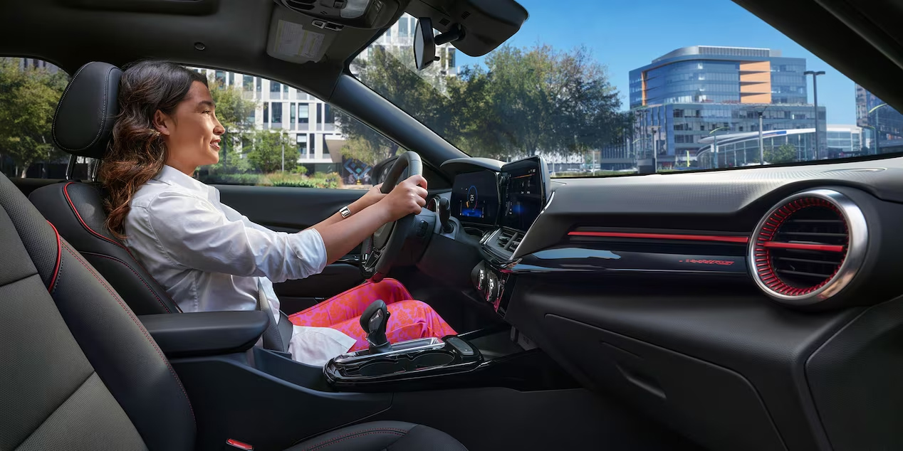 Person Driving the 2024 Chevrolet Trax - Barnes Wheaton GM South Surrey
