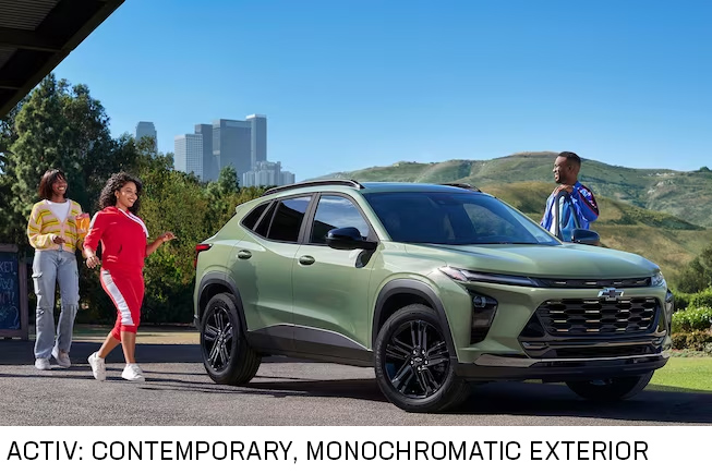 Scenic Shot of the 2024 Chevrolet Trax Packed With Style with Text - Barnes Wheaton GM South Surrey
