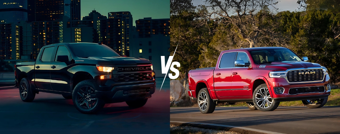 2025 Chevrolet Silverado 1500 vs 2025 RAM 1500