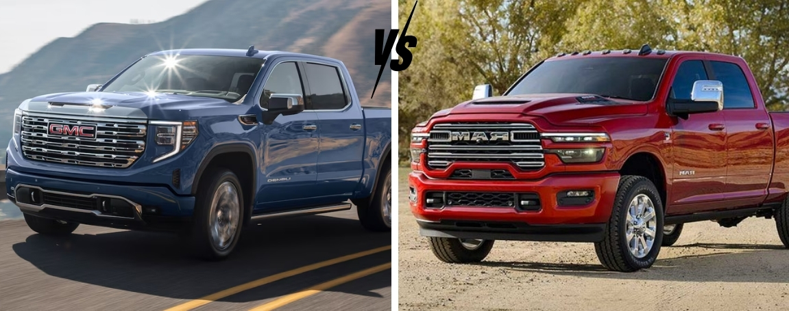 2025 GMC Sierra 1500 vs 2025 RAM 1500